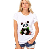 1pcs Women Summer T-Shirts Female T-Shirts Top Short Sleeve Panda Women T-shirt Hot Sale New Arrival