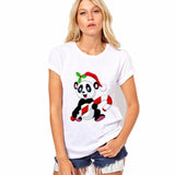 1pcs Women Summer T-Shirts Female T-Shirts Top Short Sleeve Panda Women T-shirt Hot Sale New Arrival