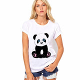 1pcs Women Summer T-Shirts Female T-Shirts Top Short Sleeve Panda Women T-shirt Hot Sale New Arrival
