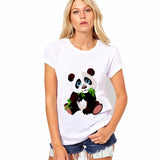 1pcs Women Summer T-Shirts Female T-Shirts Top Short Sleeve Panda Women T-shirt Hot Sale New Arrival