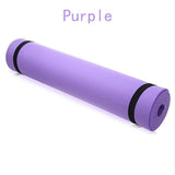 1Pc 173cm 6mm Non-slip Yoga Mats Fitness Foldable Fitness Environmental Gym Exercise Pads