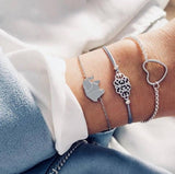 30 Styles Mix Lotus Shell Turtle Heart Wave LOVE Crystal Marble Stone Bracelets for Women Boho Tassel Bracelet Jewelry Wholesale