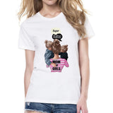 Women T Shirt Mama and Kids Happy Time Holiday Mothers Day Tshirt Gift for Mom Tee T-shirt Good Quality Cotton Casual Camiseta