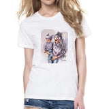 Women T Shirt Mama and Kids Happy Time Holiday Mothers Day Tshirt Gift for Mom Tee T-shirt Good Quality Cotton Casual Camiseta
