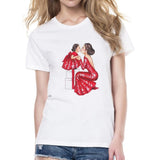 Women T Shirt Mama and Kids Happy Time Holiday Mothers Day Tshirt Gift for Mom Tee T-shirt Good Quality Cotton Casual Camiseta